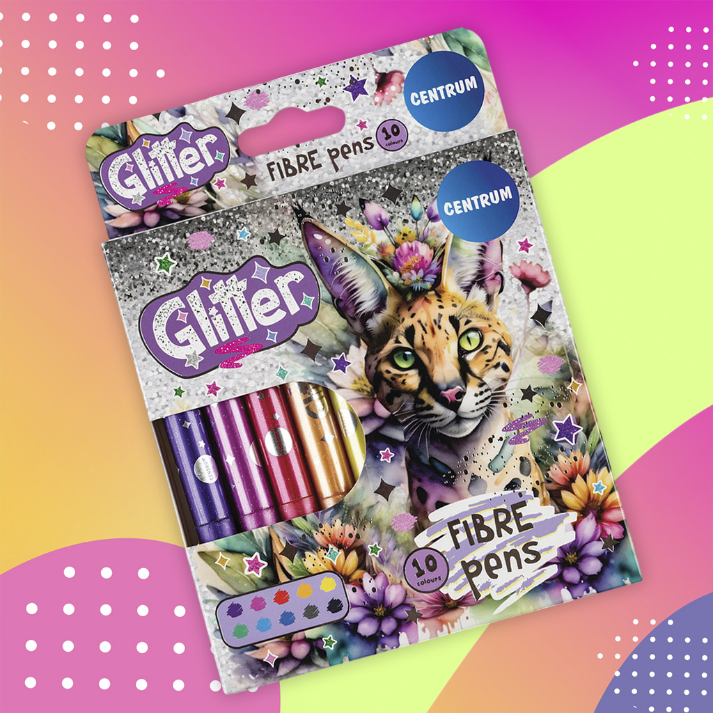 Фломастеры с блестками «Glitter jumbo» от Centrum. Волшебство в каждой линии. 